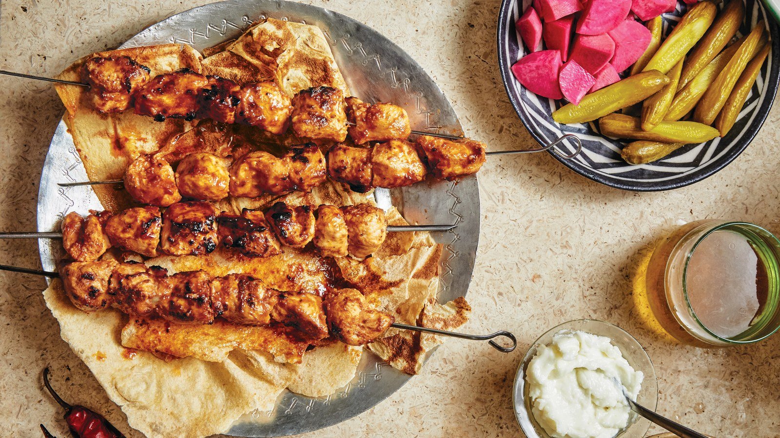 Shish Taouk - Kebab de Pollo Árabe >> Fácil y Rico <<