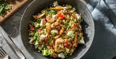 tabule de quinoa y pollo